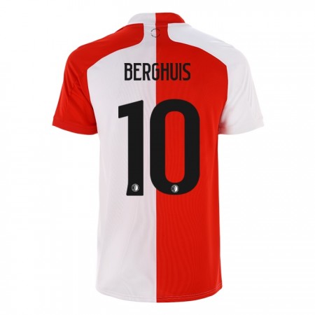 Billiga Fotbollströjor Feyenoord Rotterdam Steven Berghuis 10 Hemma tröja 2020/21 Kortärmad